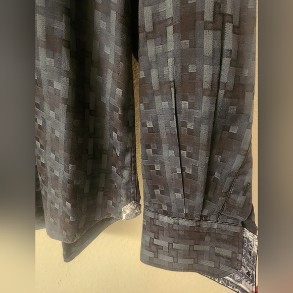 Robert Graham Flip Cuff Dress Shirt Mens sz XL - Picture 4 of 12